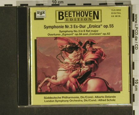 Beethoven,Ludwig van: Sinfonie Nr.3 / Egmont / Coriolan, ZYX(CLS 4052), D,  - CD - 97423 - 5,00 Euro