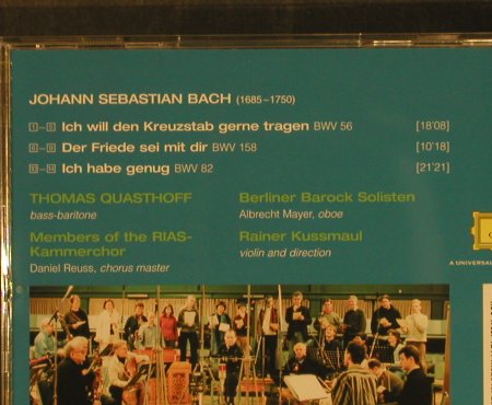 Bach,Johann Sebastian: Kantaten, Deutsche Grammophon(), D, 2004 - CD - 97430 - 7,50 Euro