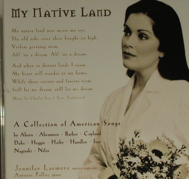 Larmore,Jennifer: My Native Land, Teldec(), EU, 97 - CD - 97465 - 5,00 Euro