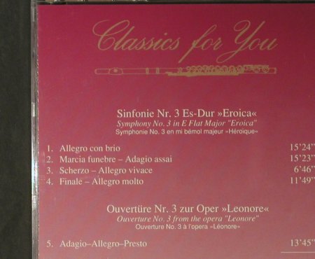 Beethoven,Ludwig van: Sinfonie No.3 "Eroica" /, Koch(394.000 A4), A,  - CD - 98084 - 5,00 Euro