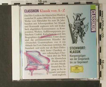 V.A.Classikon: Klassik von A-Z, Deutsche Grammophon(439 501-2), D,  - CD - 98087 - 5,00 Euro