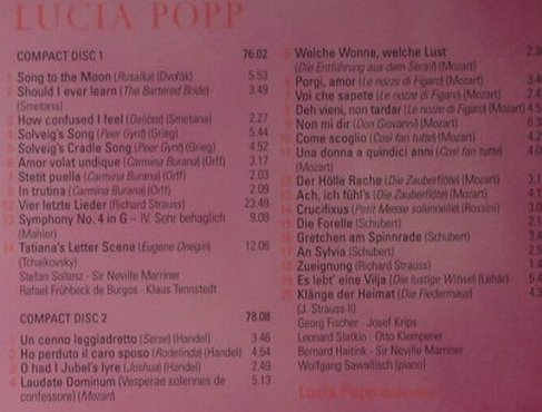 Popp,Lucia: The Very Best Of, EMI(5 85102 2), EU, 2003 - 2CD - 98119 - 12,50 Euro