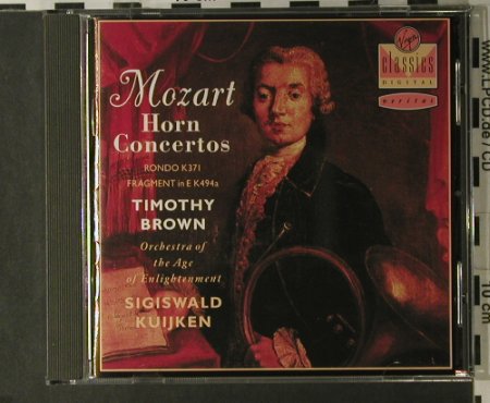Mozart,Wolfgang Amadeus: Horn Concertos, Virgin(VC 7 90845-2), D, 1990 - CD - 98189 - 7,50 Euro
