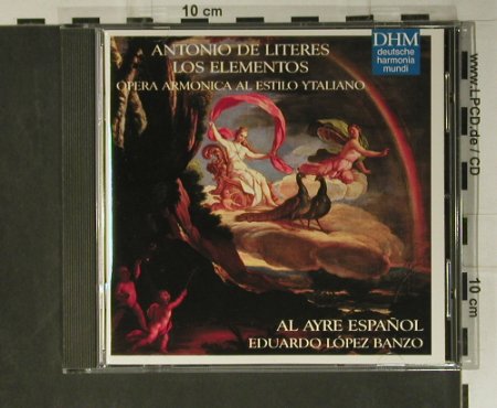 De Literes,Antonio: Barocco Espanol Vol.4:Los Elementos, Harmonia Mundi(), EU, 1998 - CD - 98454 - 17,50 Euro
