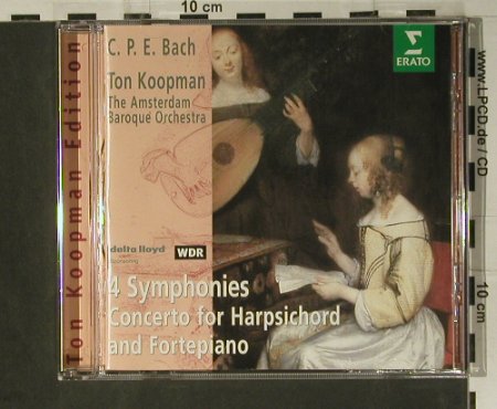 Bach,Carl Philipp: 4 Symphonies, Erato(0630-16181-2), D, 1997 - CD - 98569 - 14,00 Euro