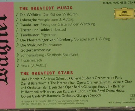 V.A.Mad About Wagner: The Greates Stars..Greatest Music, D.Gr.(445 769-2), D, 1996 - CD - 99046 - 4,00 Euro