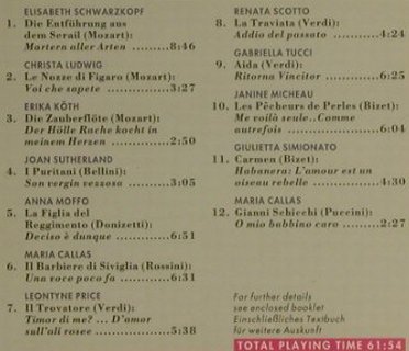V.A.The Greatest Divas: Price,Callas,Sutherland,Simionato.., Gala(GL 397), NL/D, 1995 - CD - 99477 - 7,50 Euro