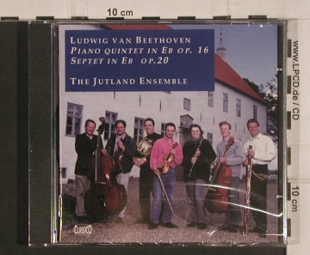 Beethoven,L.-Jutland Ensemble: Piano Quintet in EB op.16, Classico(CLASScd 419), DK, FS-New,  - CD - 99733 - 7,50 Euro