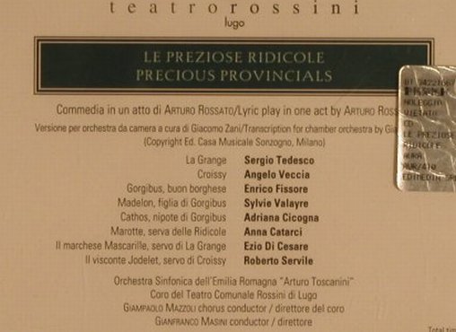 Lattuada,Felice: Le Preziose Ridicole, FS-New, Aura Music(AUR410-2), I, 1999 - CD - 99936 - 5,00 Euro