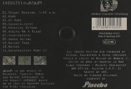 Ar006351: Album - Rugby-Funk-DUB,metal box, Echo Beach(AR006351), D, 97 - CD - 81001 - 20,00 Euro