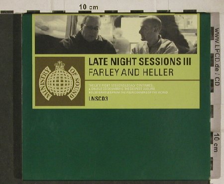 V.A.Late Night Session III: Farley & Heller, MinistryOS(LNScd 3), UK, 1999 - 2CD - 81125 - 7,50 Euro