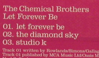 Chemical Brothers: Let Forever Be+2, Virgin(), EU, 1999 - CD5inch - 81157 - 3,00 Euro
