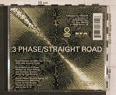 3 Phase: Straight Road, Tresor(), D,  - CD - 82599 - 10,00 Euro