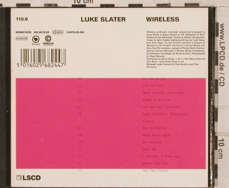 Slater,Luke: Wireless,Digi, Mute(), EU, 1999 - CD - 82613 - 7,50 Euro