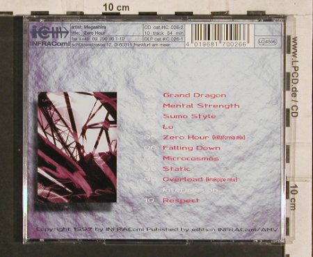 Megashira: Zero Hour, Infracom(), D, 1997 - CD - 82617 - 5,00 Euro
