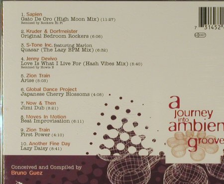 V.A.A Journey into Ambient Groove: 10Tr...Zion Train , Kruder Dorfmeie, Quango(), D, 1997 - CD - 82645 - 5,00 Euro