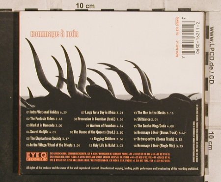 Hildenbeutel,Ralf / Hommage A Noir: OST by Ralf Schneider, Digi, EyeQ(), D, 1995 - CD - 83123 - 10,00 Euro