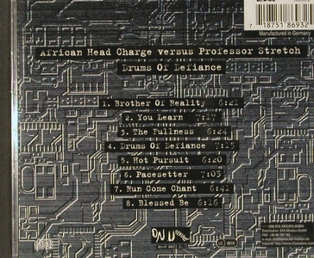 African Head Charge vs Prof.Stretch: Drums of Defiance, FS-New, On U Sound(), D, 98 - CD - 91272 - 12,50 Euro
