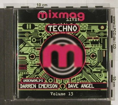 V.A.Mixmag Live!Techno: Darren Emerson & Dave Angel, MixMag(MMLCD 13), UK, 1996 - CD - 91516 - 11,50 Euro