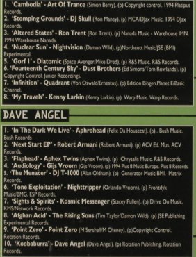 V.A.Mixmag Live!Techno: Darren Emerson & Dave Angel, MixMag(MMLCD 13), UK, 1996 - CD - 91516 - 11,50 Euro