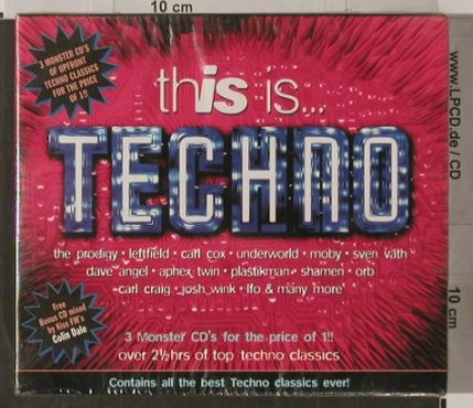 V.A.This Is... Techno: Box Set, FS-New, Beechwood(), UK, 1996 - 3CD - 91876 - 10,00 Euro