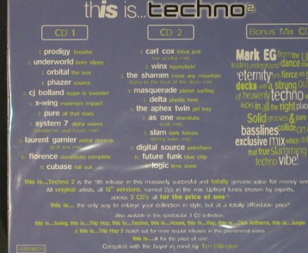 V.A.This Is... Techno 2: Box Set, FS-New, Beechwood(), UK, 1997 - 3CD - 92460 - 10,00 Euro