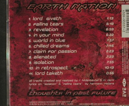 Earth Nation: Thoughts In Past Future, Eye-Q(4509 95557-2), D, 1994 - CD - 92730 - 15,00 Euro