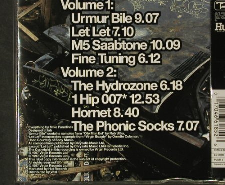 u-Zig (müzig): Urmer Bile Trax Volume 1,Volume 2, Virgin(), NL, 1997 - CD - 92903 - 10,00 Euro