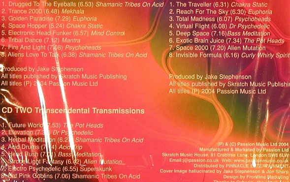 V.A.Goa Classics: Vol.2, Various Artists, FS-New, Passion M.(CDB TOT 27), EEC, 2004 - 3CD - 93018 - 10,00 Euro