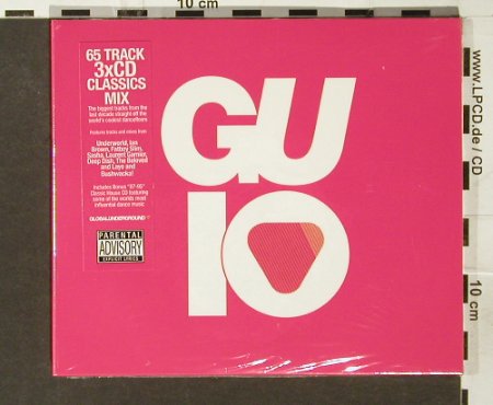 V.A.GU 10: 65 Tracks, Classic Mix, Global Underground(), UK,FS-New, 2006 - 3CD - 94058 - 12,50 Euro