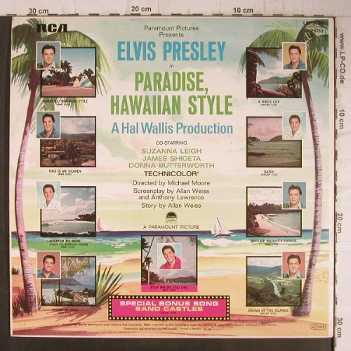 Presley,Elvis: Paradise, Hawaiian Style, RCA(26.21033 AS), D, Ri, 1966 - LP - F8131 - 7,50 Euro