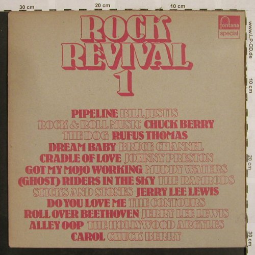V.A.Rock Revival 1: Bill Justis...Ramrods, 12Tr., woc, Fontana Special(6430 018), NL,  - LP - H2757 - 4,00 Euro