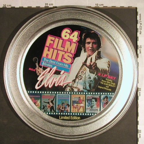 Presley,Elvis: 64 Film Hits, metal tin,  No Vinyl, RCA(NL89797(4)), Lim.Ed,vg+, 1985 - LPgx - H317 - 10,00 Euro
