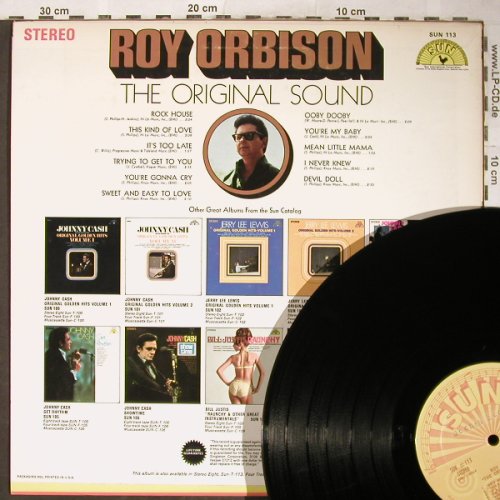 Orbison,Roy: The Original Sound, Stol, Sun(SUN 113), US,  - LP - H5859 - 9,00 Euro