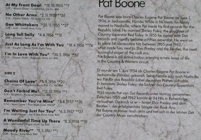 Boone,Pat: Memories, ABC(27 536 XAT), D, 1976 - LP - H7084 - 6,00 Euro