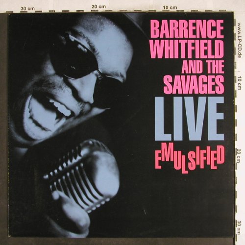 Whitfield,Barry and the Savages: Live-Emulsified, Zensor(ZS 95), D, 1989 - LP - H7164 - 6,50 Euro