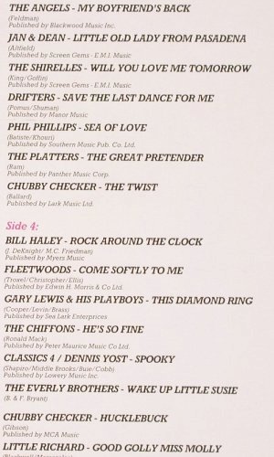 V.A.Rock & Roll of the 50's: Volume 2, Foc, K-tel (KTLP 6251), UK, 1985 Typ: 2LP Best.-Nr.: V2172 Preis: 6,00 Euro