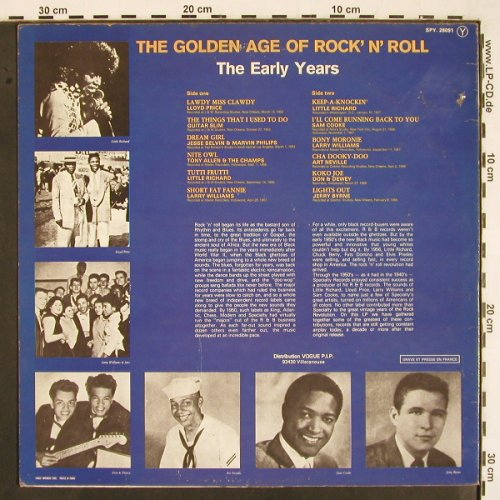 V.A.The Golden Days Of Rock' N'Roll: The Early Years,LloydPrice..J.Byrne, Specialty (SPY 28091), F, m-/vg+, 1977 Typ: LP Best.-Nr.: V2212 Preis: 6,00 Euro