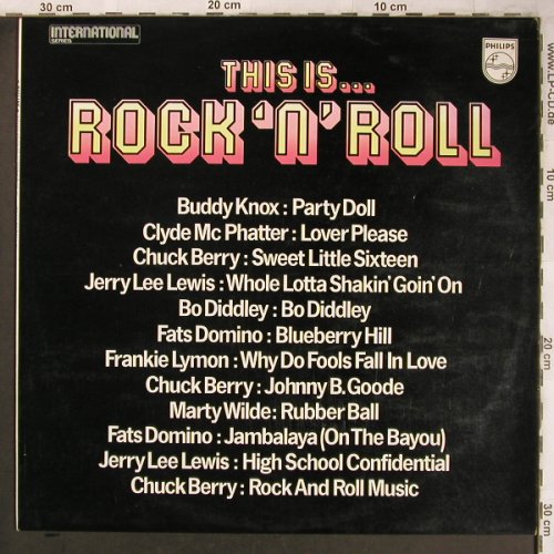 V.A.This Is...Rock 'n' Roll: Buddy Knox...Chuck Berry, vg+/m-, Philips (6436 003), UK Typ: LP Best.-Nr.: V2213 Preis: 6,00 Euro