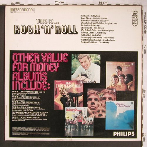 V.A.This Is...Rock 'n' Roll: Buddy Knox...Chuck Berry, vg+/m-, Philips (6436 003), UK Typ: LP Best.-Nr.: V2213 Preis: 6,00 Euro