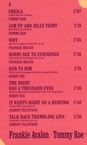 V.A.That Good Oldtime: Fr.Avalon,T.Roe,Tillotson,Bobby Vee, Bellaphon (230 07 128), D, 1989 Typ: LP Best.-Nr.: V2242 Preis: 4,00 Euro