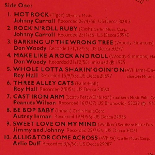 V.A.Rare Rockabilly Vol.1+2: Johnny Carol... Lou Graham, MCA(20/19Tr.) (0062.088/089), D, 1977 Typ: LP*2 Best.-Nr.: V2387 Preis: 9,00 Euro