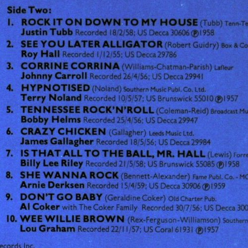V.A.Rare Rockabilly Vol.1+2: Johnny Carol... Lou Graham, MCA(20/19Tr.) (0062.088/089), D, 1977 Typ: LP*2 Best.-Nr.: V2387 Preis: 9,00 Euro