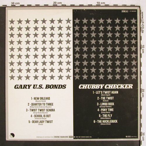 Gary U.S. Bonds meets: Chubby Checker, m-/vg+, EMI (2 C 068-64431), F, 1981 Typ: LP Best.-Nr.: V3637 Preis: 6,00 Euro