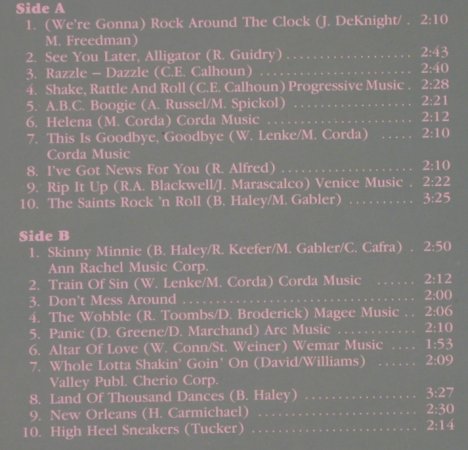 Haley,Bill & the Comets: Twenty Greatest Hits, Black Tulip(2636741), NL, Ri,  - LP - X2433 - 5,50 Euro
