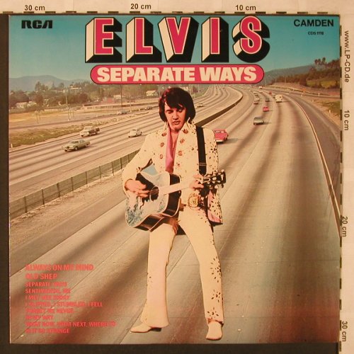 Presley,Elvis: Separate Ways, RCA Camden(CDS 1118), UK, 1973 - LP - X2449 - 5,50 Euro