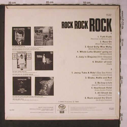 V.A.Rock Rock Rock-ABWD Prod.: Tutti-Frutti,Rave on..(wrong Elvis), MFP(MFP 5019), D, vg+/m-, 1968 - LP - X5664 - 5,00 Euro