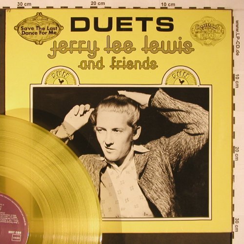Lewis,Jerry Lee & Friends: Duets,Yellow Vinyl (feat.Elvis ?), Bellaphon(BBS 2568), D, 1978 - LP - X6080 - 14,00 Euro