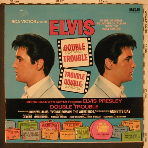 Presley,Elvis: Double Trouble (1966), m-/vg+, RCA(INTS 5039), UK,Ri, 1980 - LP - X7751 - 6,00 Euro