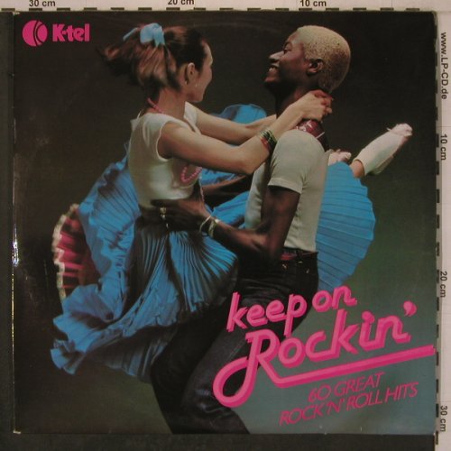 V.A.Keep on Rockin': 60 Great Rock'n'Roll Hits, K-tel(NE0633), UK/F, 1978 - LP - X7816 - 9,00 Euro